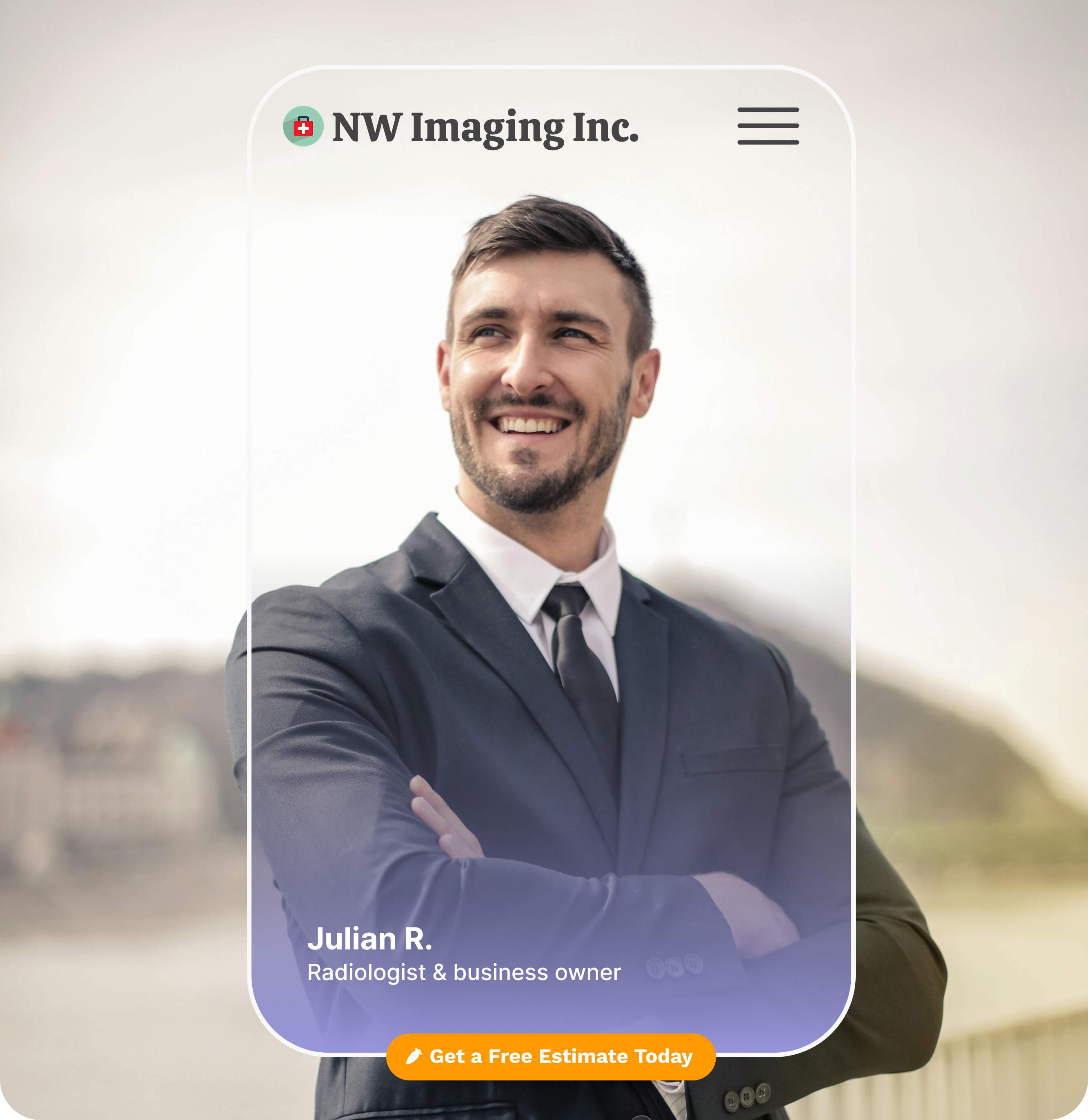 A business owner helped by Carrot Software with web development services in Seattle